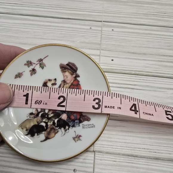 Norman Rockwell Four Seasons Limited Ed. Mini Plate "Pride of Parent Hood" #541 - Picture 7 of 7